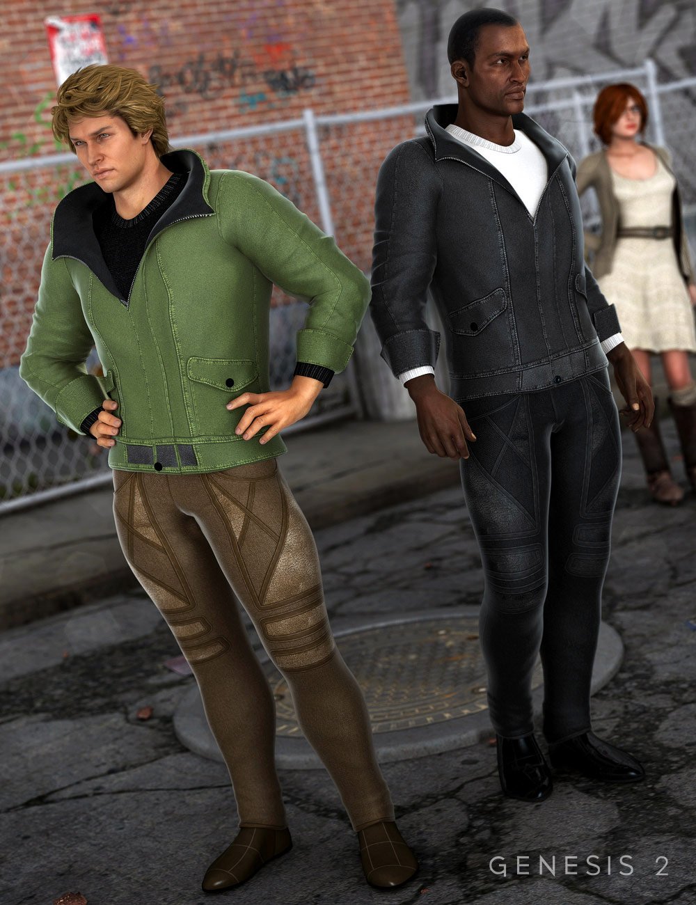 Amos Outfit for Genesis 2 Male(s) Amos Outfit for Genesis 2 Male(s) by: Nikisatez, 3D Models by Daz 3D