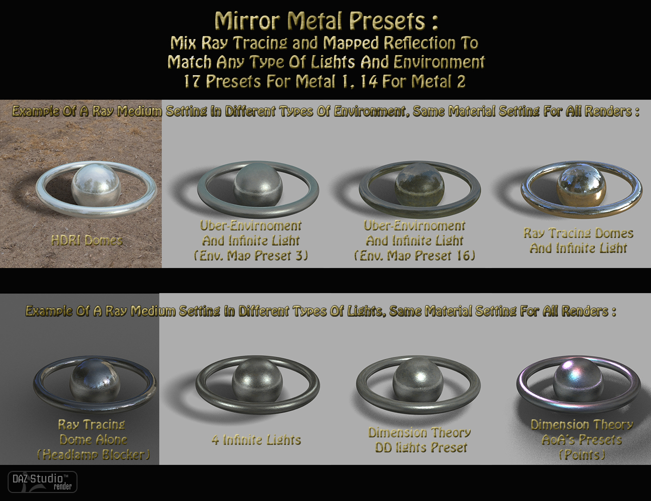 Advanced Metal Creator Advanced Metal Creator by: V3Digitimes, 3D Models by Daz 3D