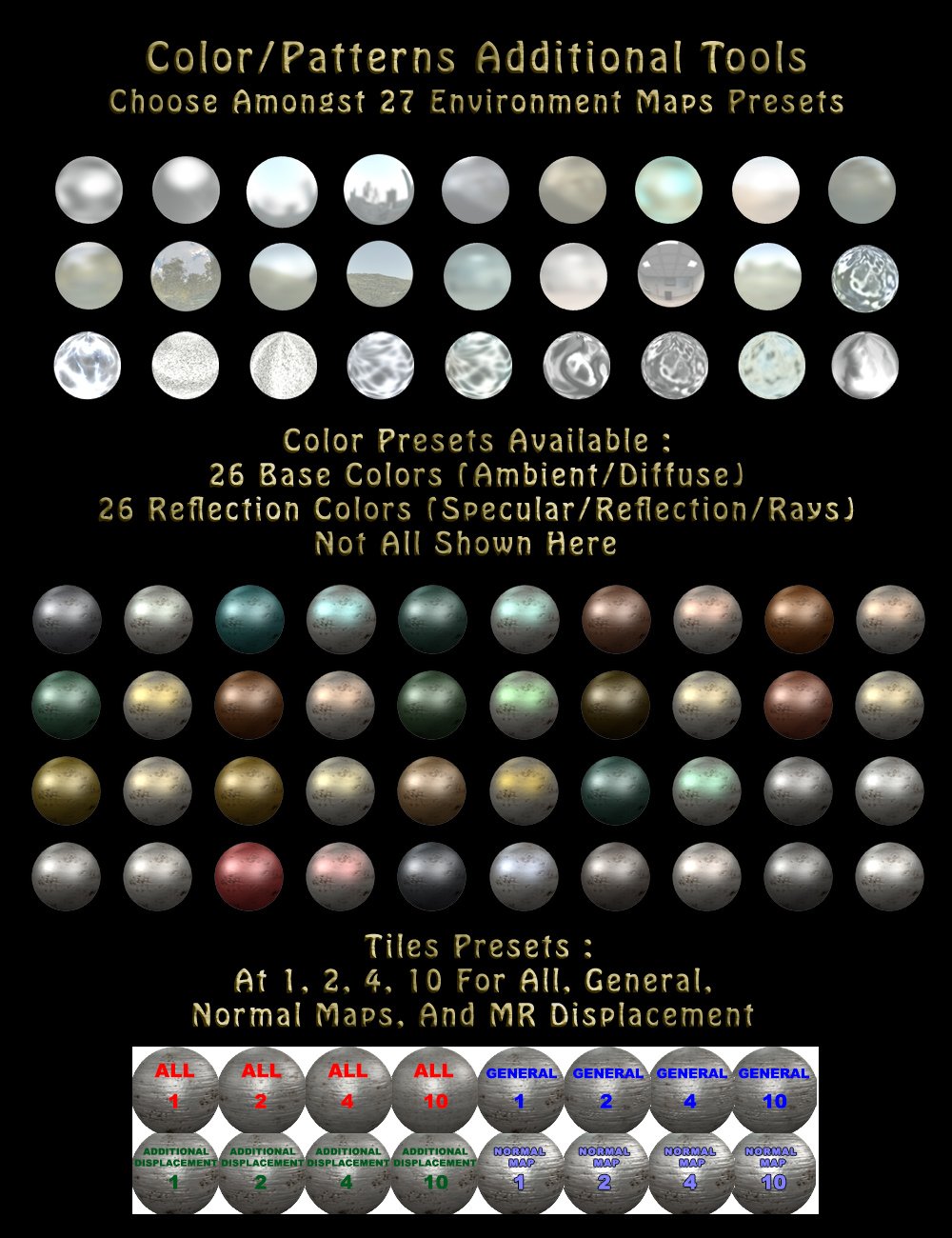 Advanced Metal Creator Advanced Metal Creator by: V3Digitimes, 3D Models by Daz 3D
