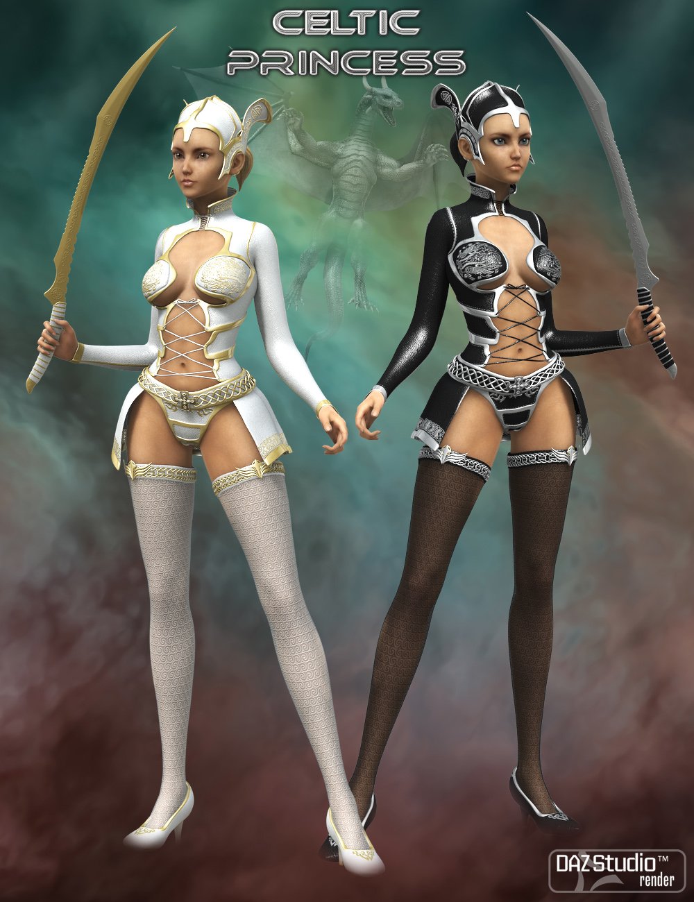 Celtic Princess for Genesis 2 Female(s) by: midnight_stories, 3D Models by Daz 3D