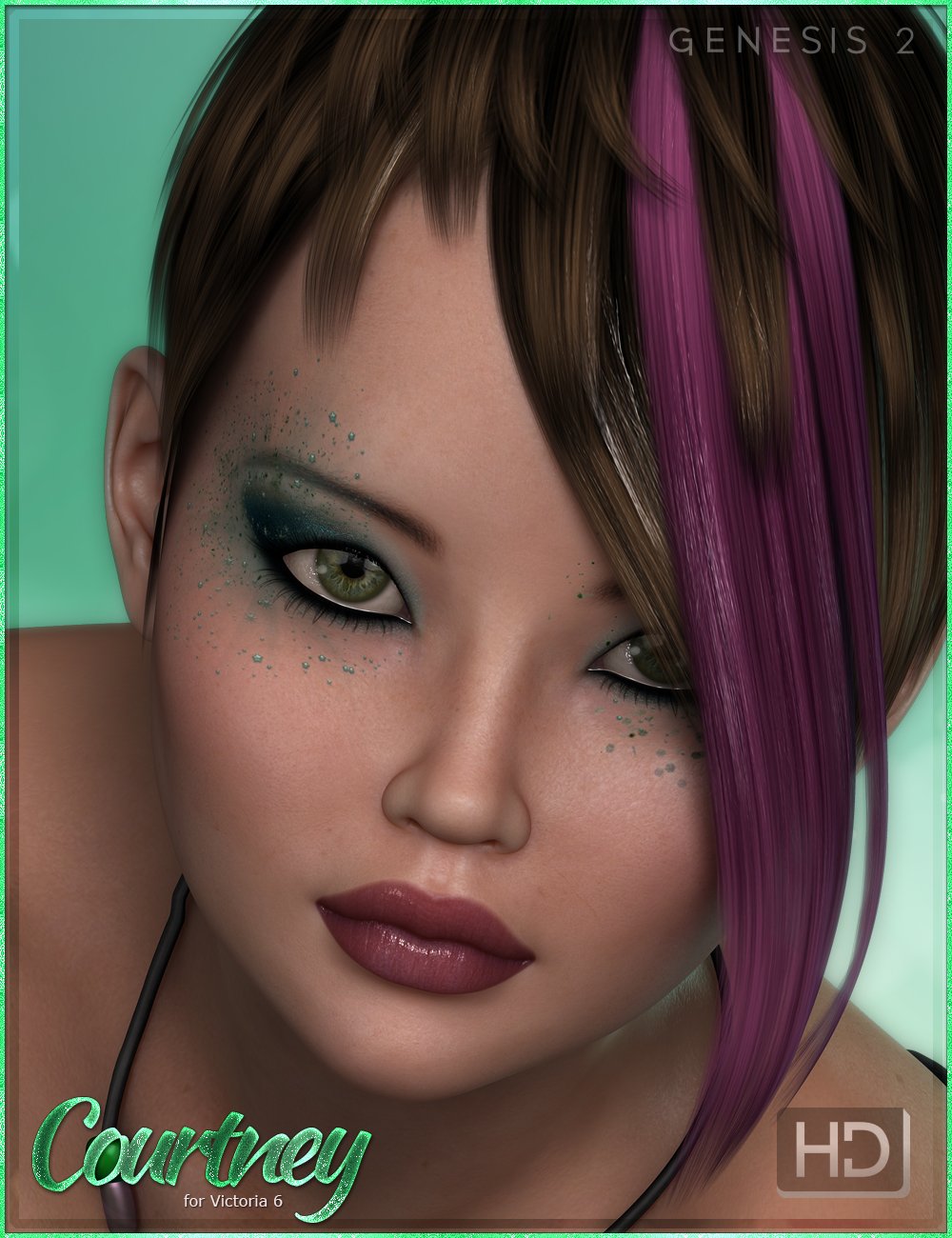FW Courtney HD FW Courtney HD by: Fred Winkler Art, 3D Models by Daz 3D