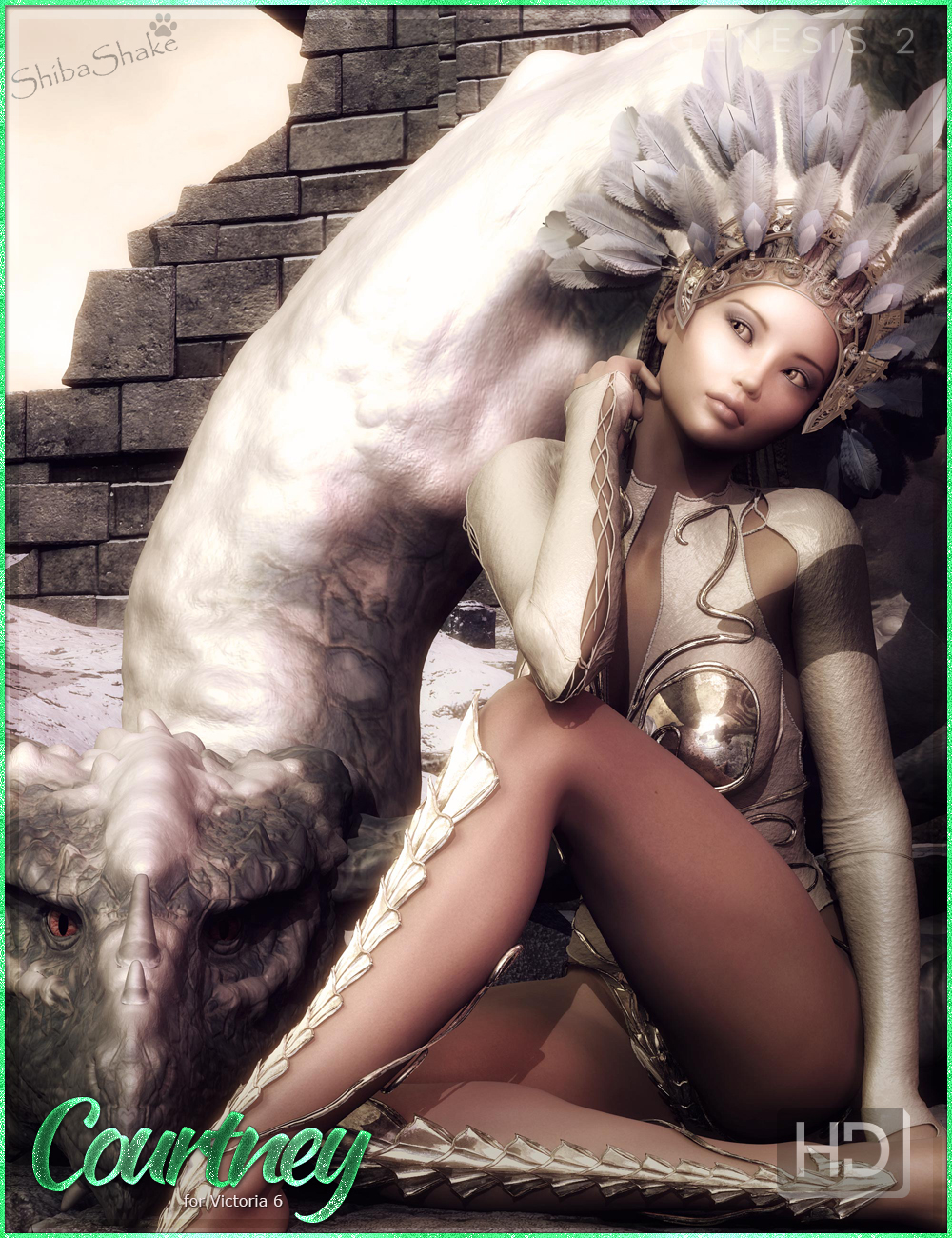 FW Courtney HD FW Courtney HD by: Fred Winkler Art, 3D Models by Daz 3D