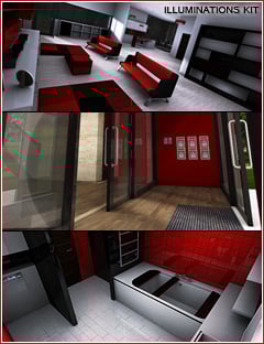 Chroft Apartment Complex Illuminations Kit Chroft Apartment Complex Illuminations Kit by: ForbiddenWhispers, 3D Models by Daz 3D
