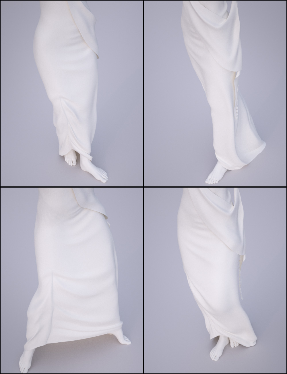 Corvidae Dress for Genesis 2 Female(s) by: MadaSarsa, 3D Models by Daz 3D