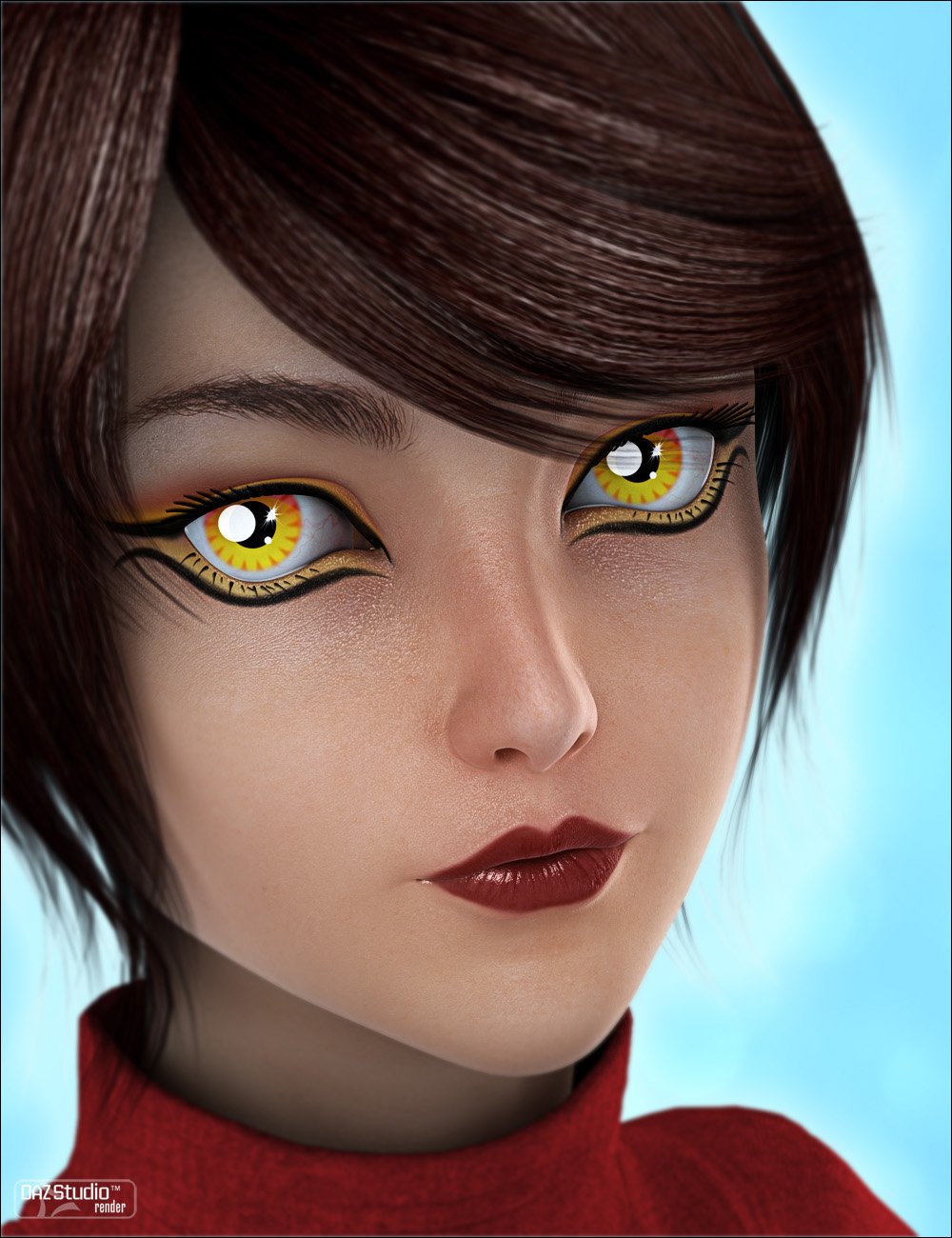 Awesome Anime Eyes by: ForbiddenWhispers, 3D Models by Daz 3D