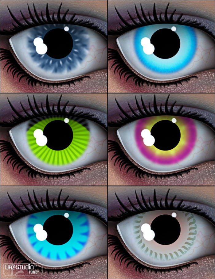 anime eye color palette