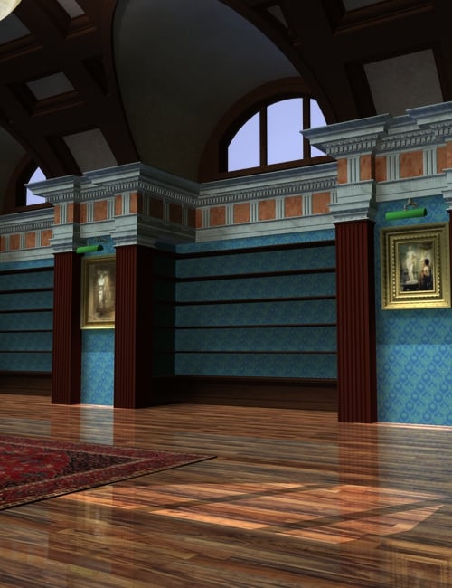 Vaulted Hall Vaulted Hall by: KRAIG, 3D Models by Daz 3D