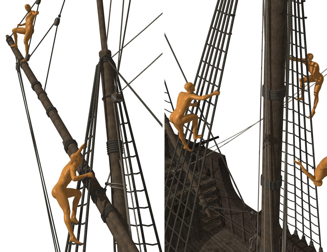 Merchant Crew Action Merchant Crew Action by: Don Albert, 3D Models by Daz 3D