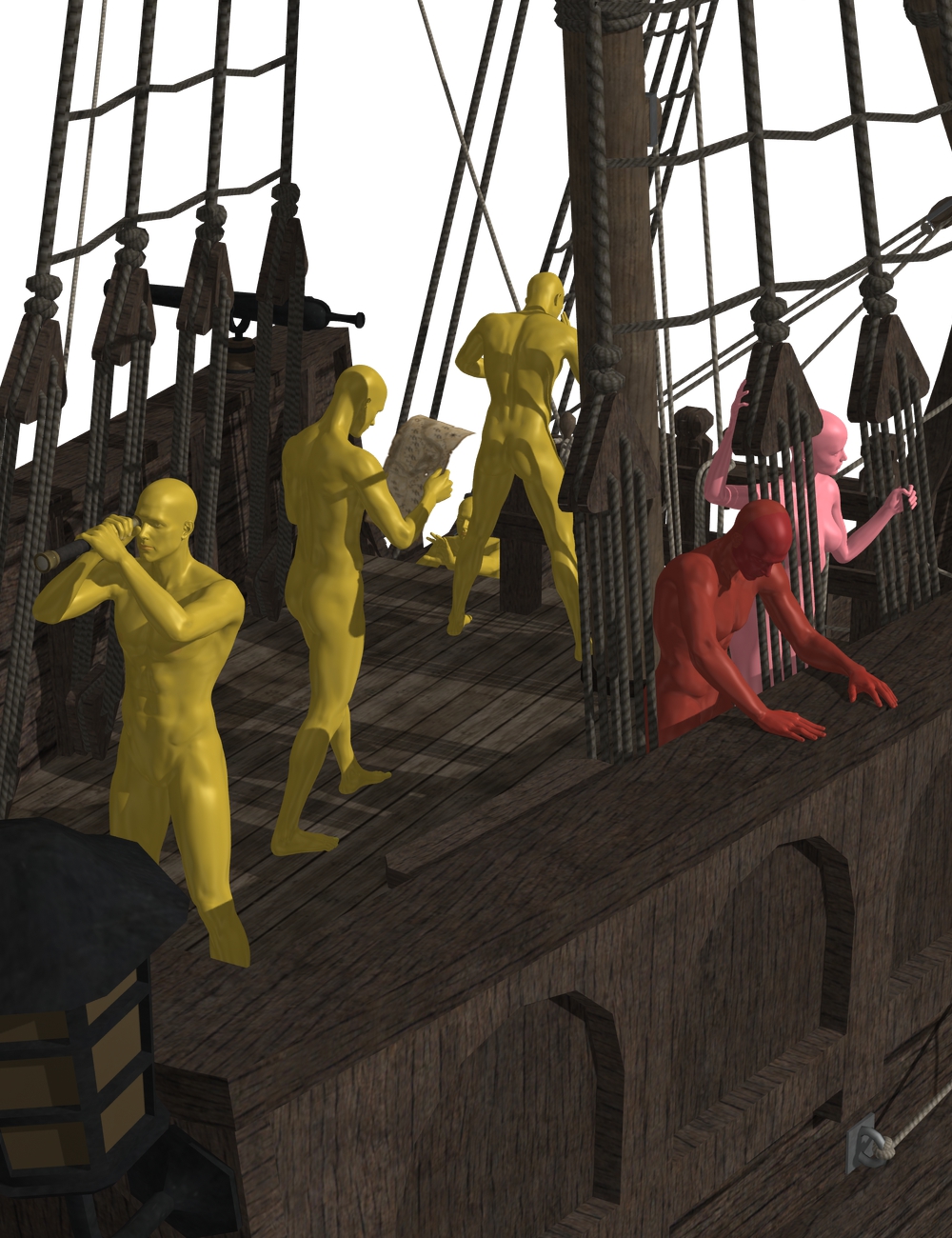 Merchant Crew Action Merchant Crew Action by: Don Albert, 3D Models by Daz 3D