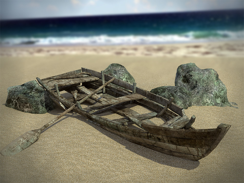 Old Rowboat by: Orestes Graphics, 3D Models by Daz 3D