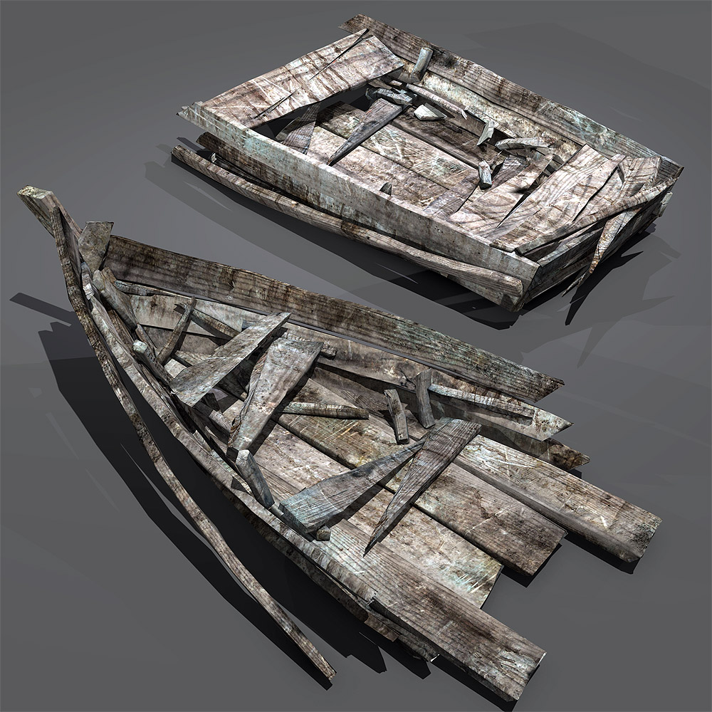 Old Rowboat by: Orestes Graphics, 3D Models by Daz 3D