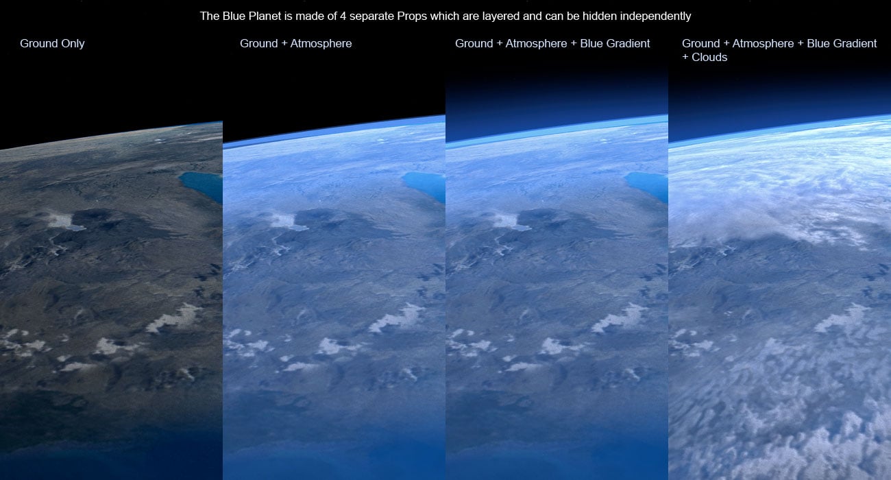 Blue Planet - Orbital View Blue Planet - Orbital View by: Aako, 3D Models by Daz 3D
