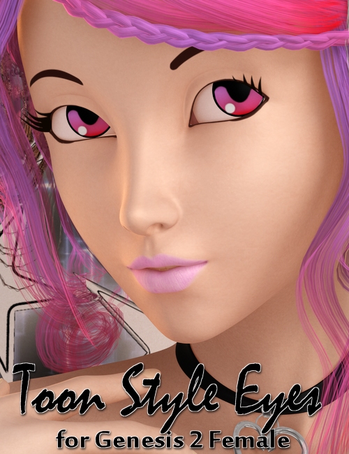 DG Toon Style Eyes for Genesis 2 Female(s) by: IDG DesignsDestinysGarden, 3D Models by Daz 3D