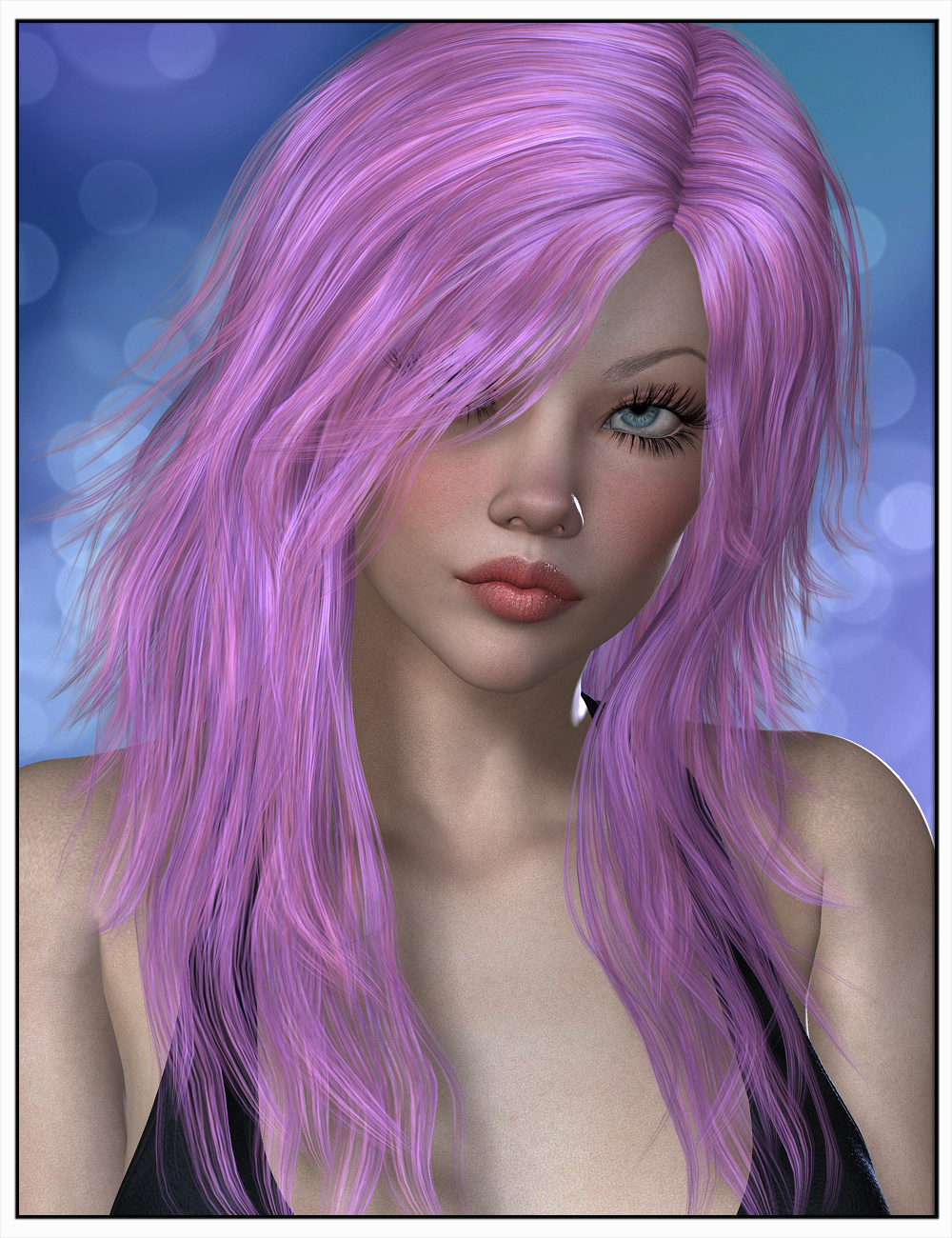 Kelsie Hair Colors by: SWAM, 3D Models by Daz 3D