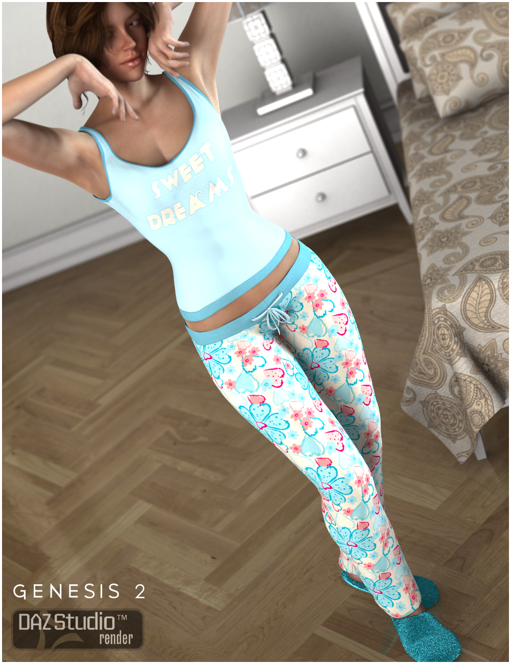 Nitetime Outfit for Genesis 2 Female(s) by: Nikisatez, 3D Models by Daz 3D