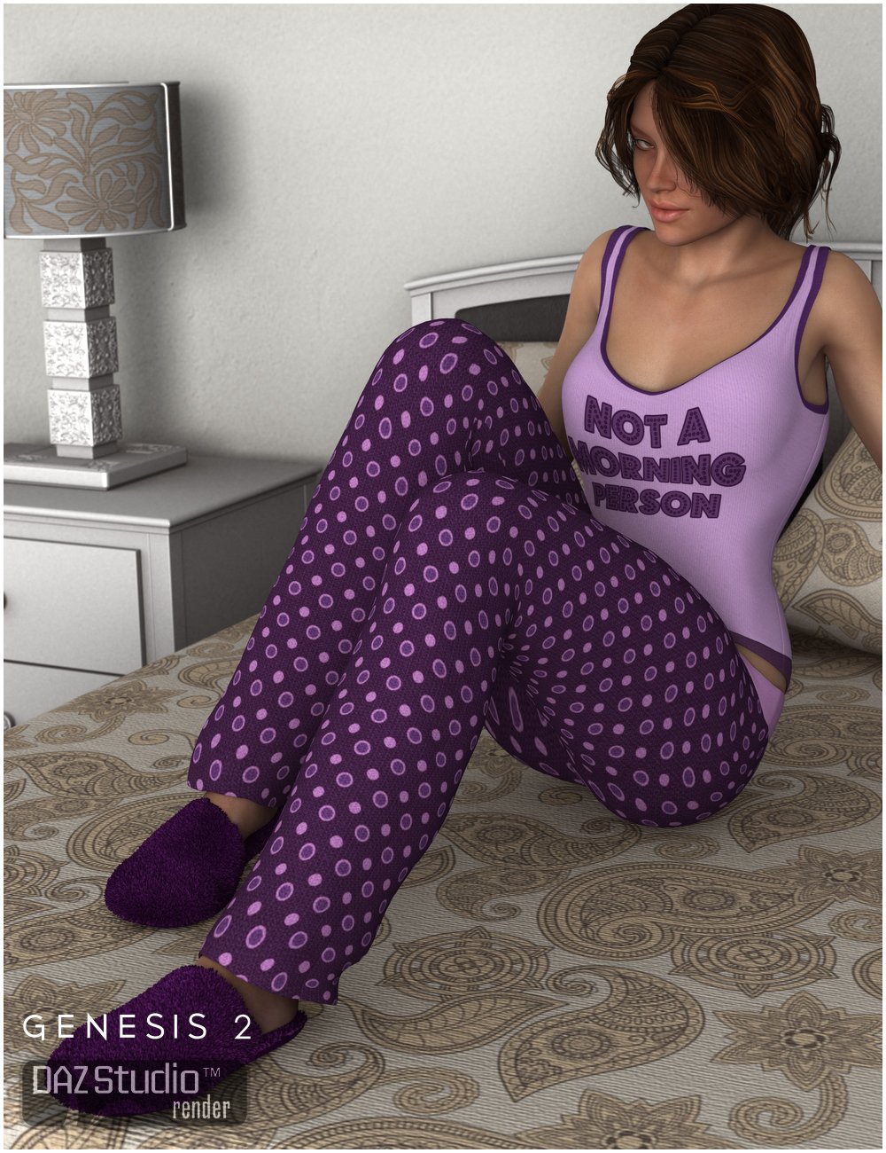 Nitetime Outfit for Genesis 2 Female(s) Nitetime Outfit for Genesis 2 Female(s) by: Nikisatez, 3D Models by Daz 3D