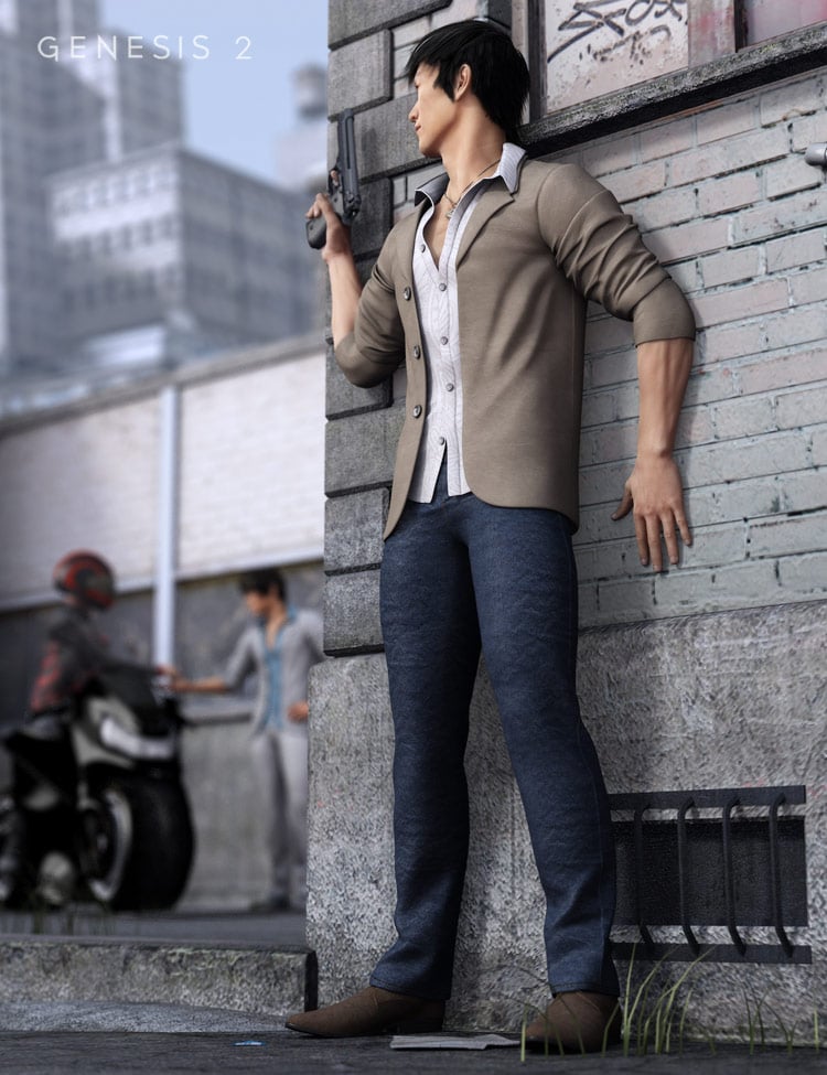 Yakuza Outfit Textures Yakuza Outfit Textures by: Sarsa, 3D Models by Daz 3D