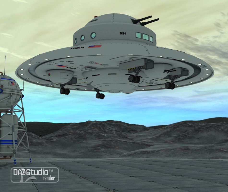 UFO UFO by: petipet, 3D Models by Daz 3D