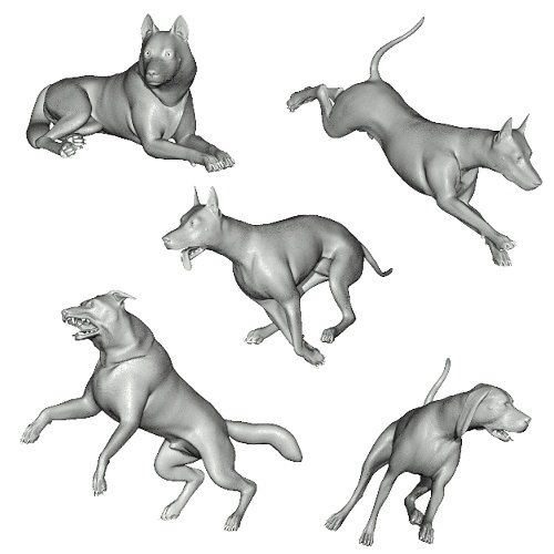 Canine Journey Poses by: Digiport, 3D Models by Daz 3D
