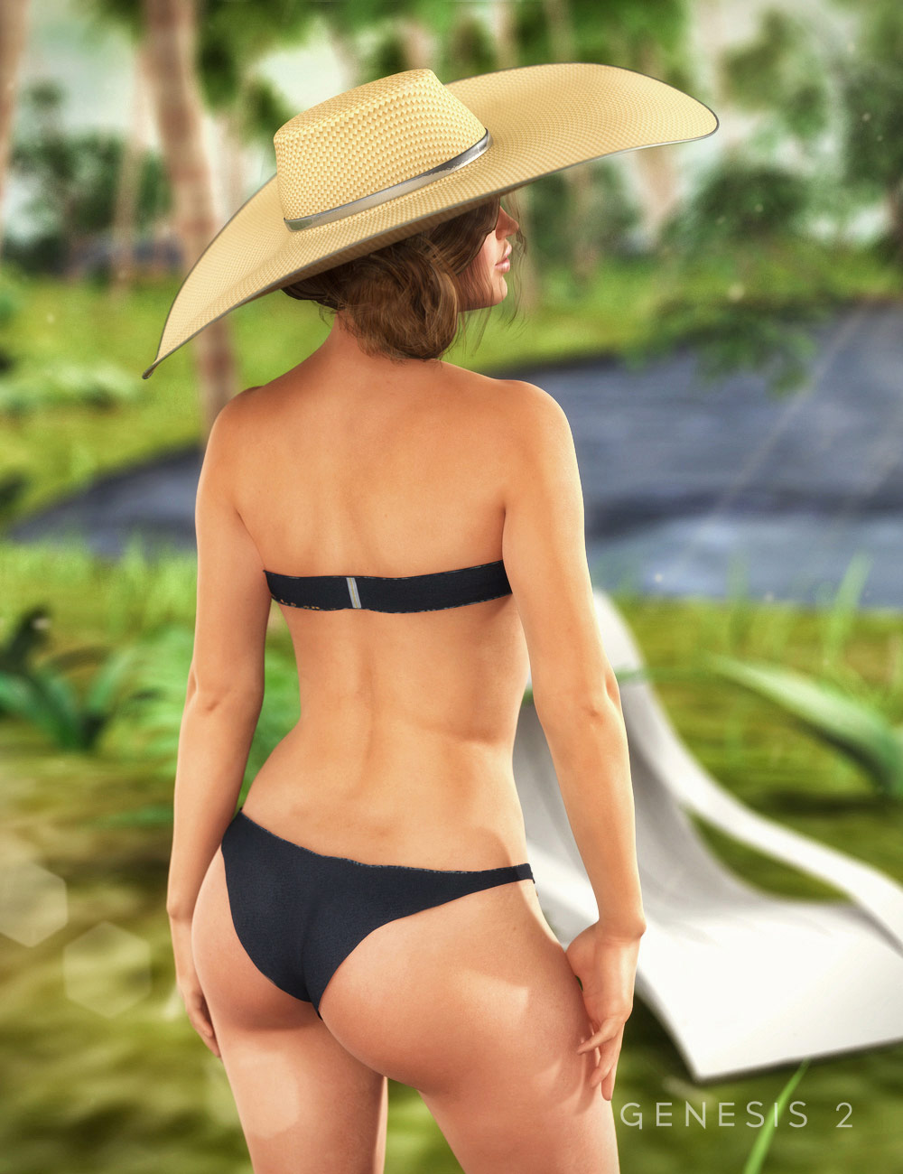 RW Sea Bikini for Genesis 2 Female(s) by: Renderwelten, 3D Models by Daz 3D