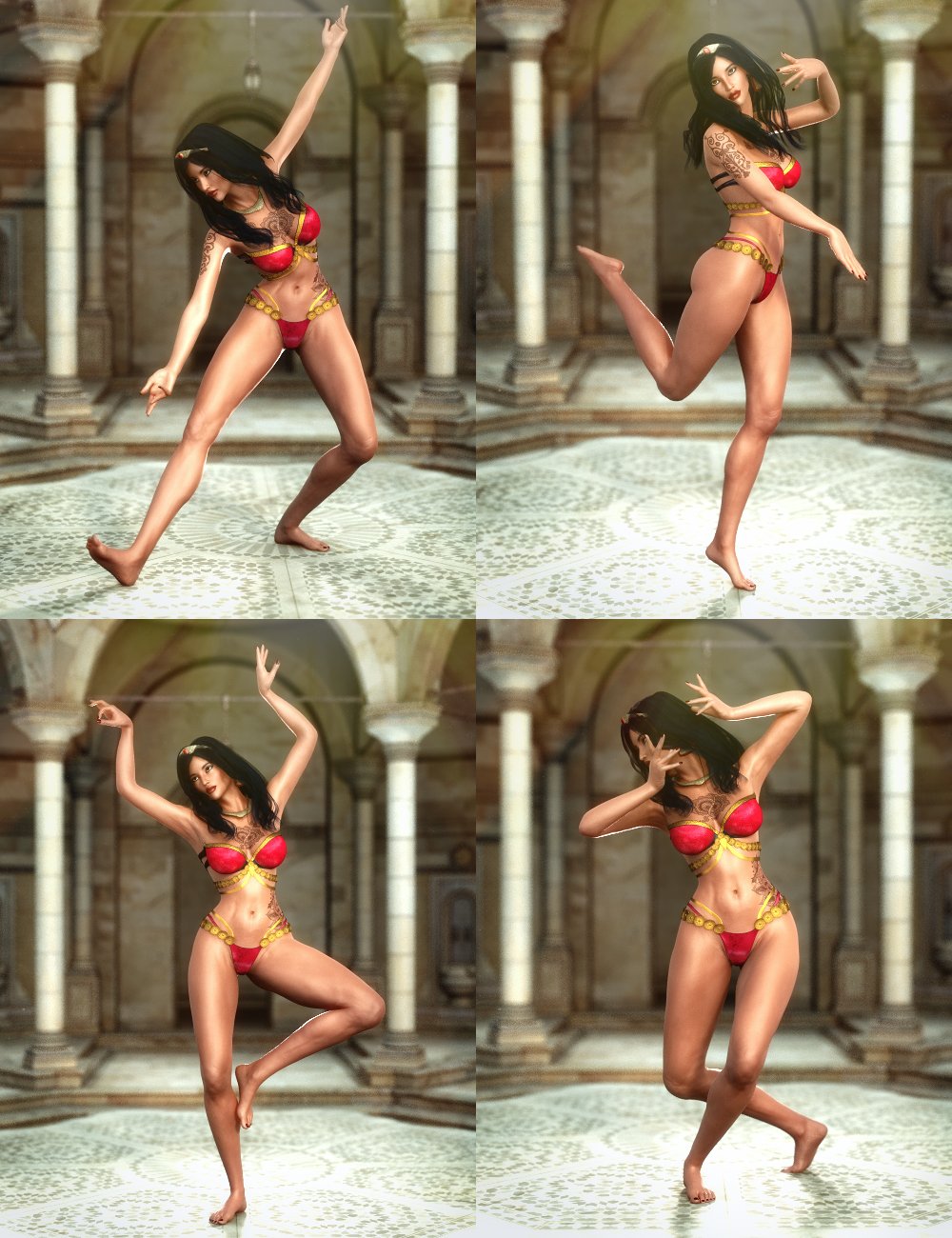Exotic Dance Poses for Lilith 6 by: blondie9999, 3D Models by Daz 3D