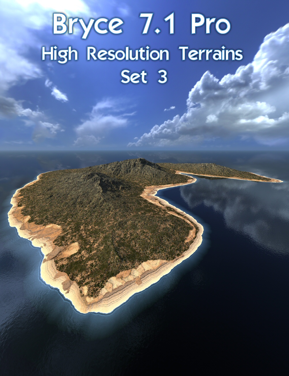 Bryce 7.1 Pro - High Resolution Terrains - Set 3 by: HoroDavid Brinnen, 3D Models by Daz 3D