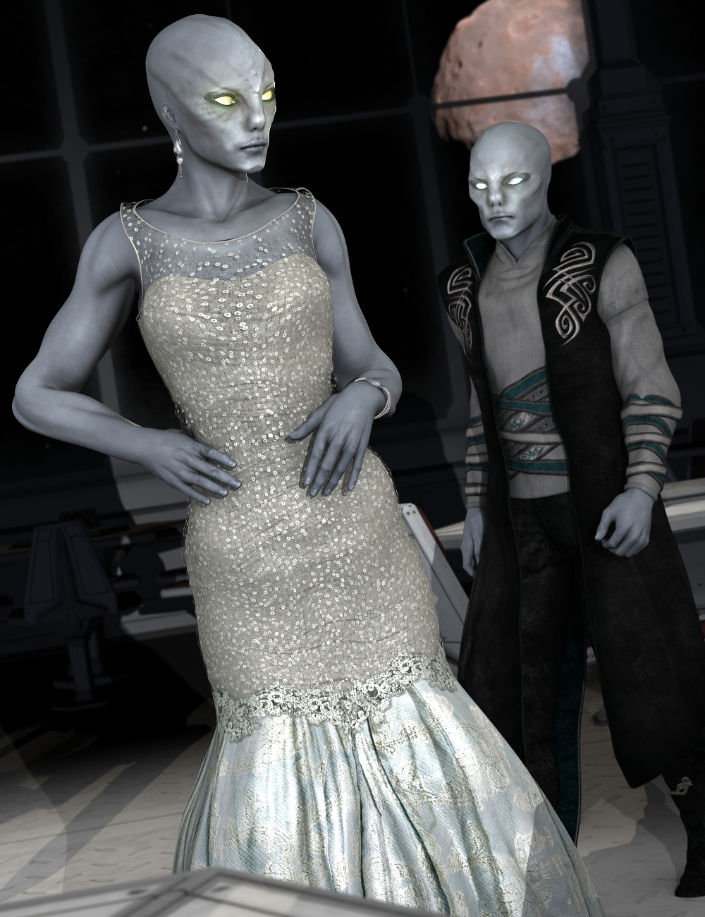 Clothing Smoother for Genesis 2 Creature Creator(s) by: Sickleyield, 3D Models by Daz 3D