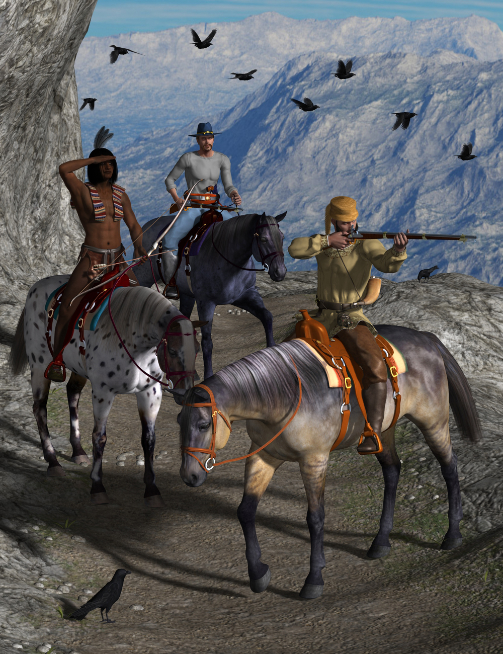Cavalry Combat Cavalry Combat by: Don Albert, 3D Models by Daz 3D