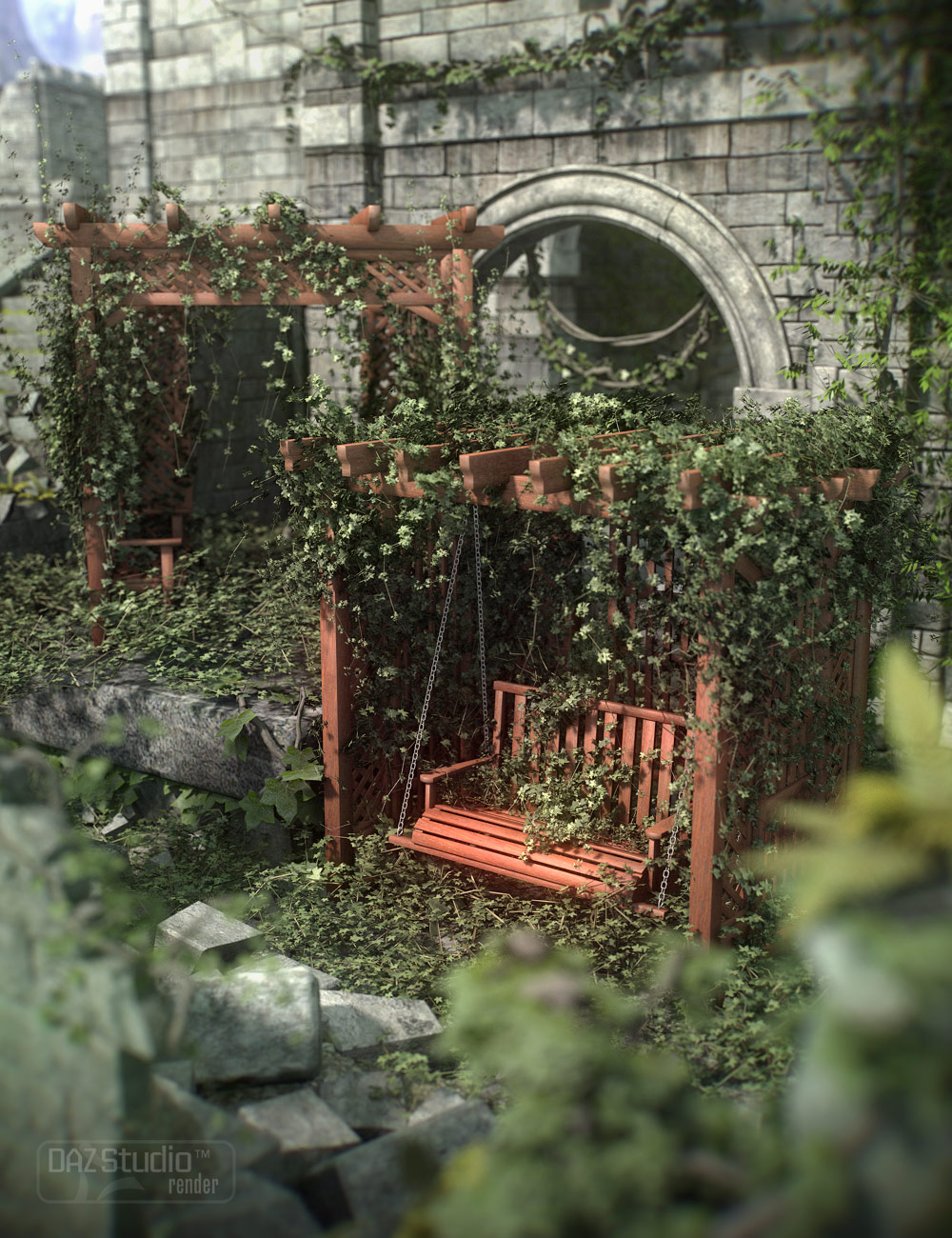 The Garden Decor Collection by: ARTCollab, 3D Models by Daz 3D