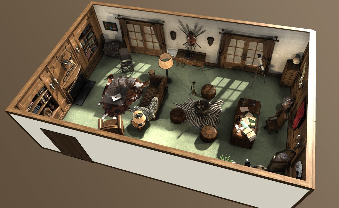 Explorer's Den Explorer's Den by: Faveral, 3D Models by Daz 3D