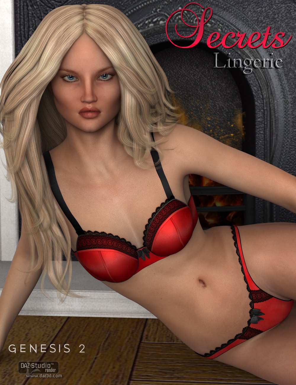 Secrets Lingerie for Genesis 2 Female(s) by: Nikisatez, 3D Models by Daz 3D