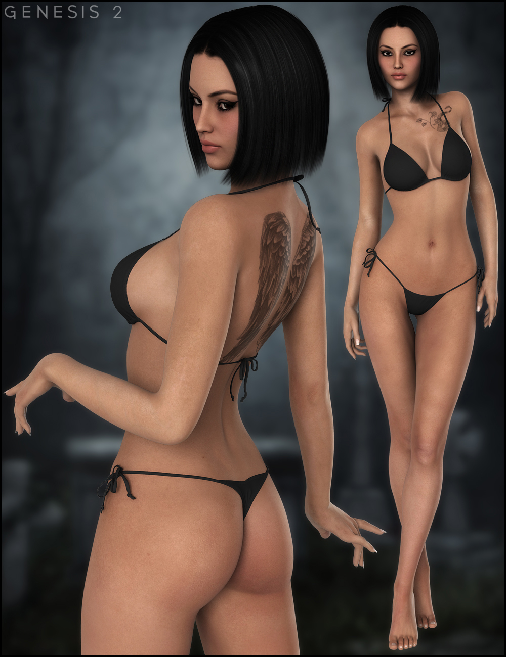 Nitara by: CountessJessaii, 3D Models by Daz 3D
