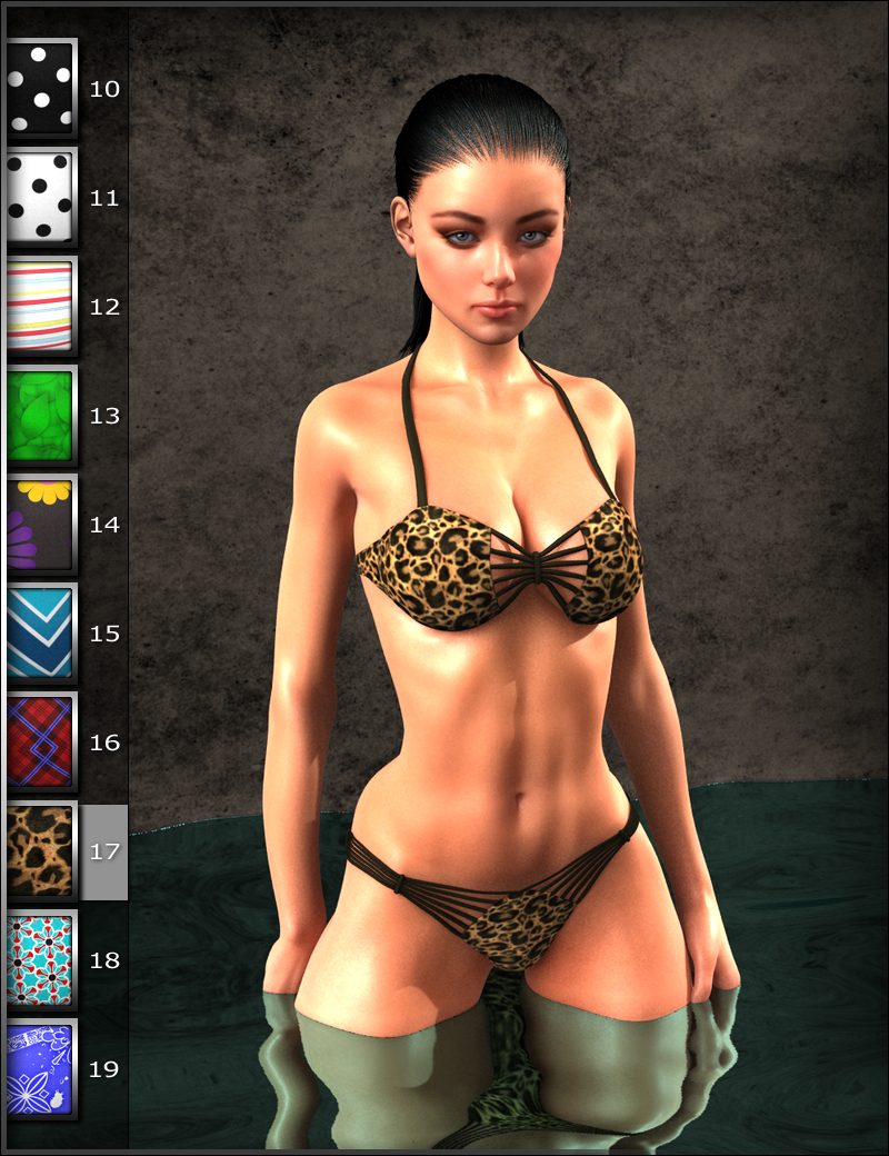 SwimWear II for Genesis 2 Female(s) by: MindVision G.D.S., 3D Models by Daz 3D