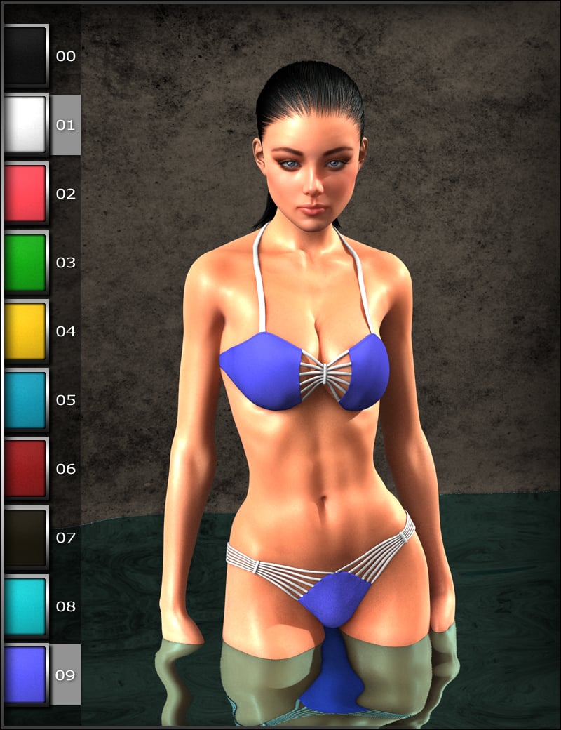 SwimWear II for Genesis 2 Female(s) by: MindVision G.D.S., 3D Models by Daz 3D