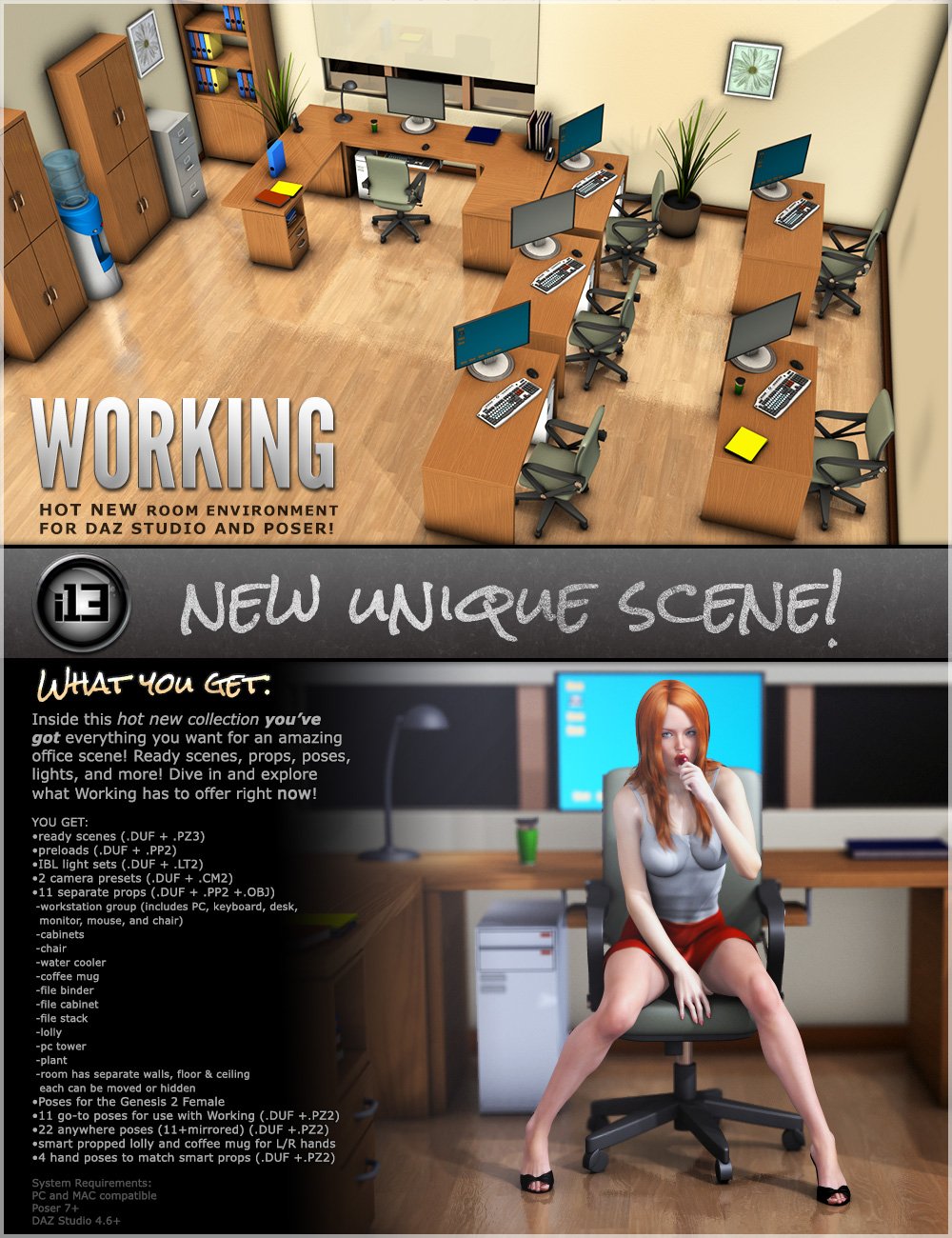 i13 Working by: ironman13, 3D Models by Daz 3D