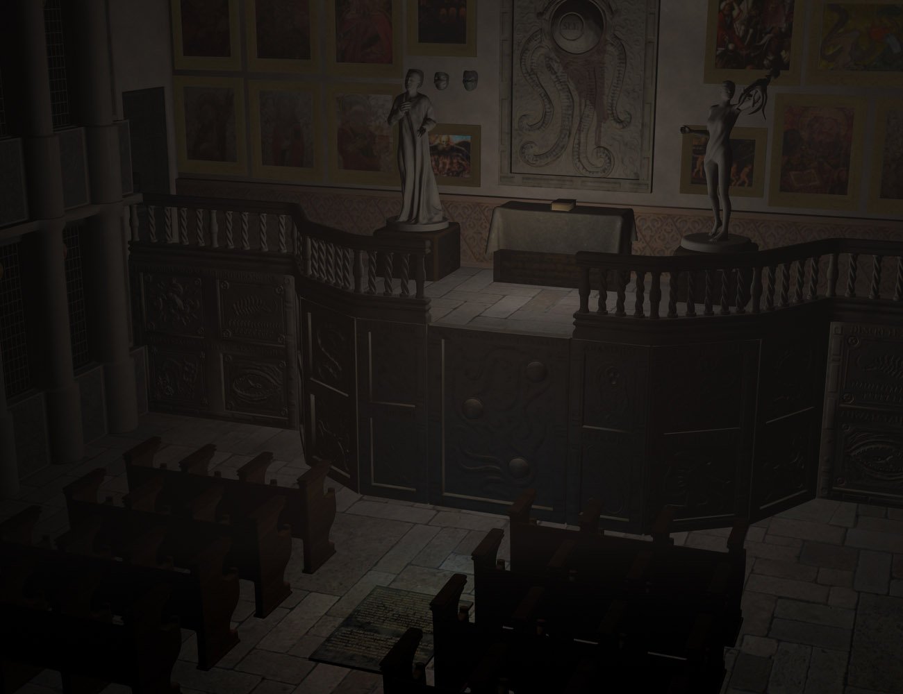 Blasphemers Court Blasphemers Court by: Oskarsson, 3D Models by Daz 3D