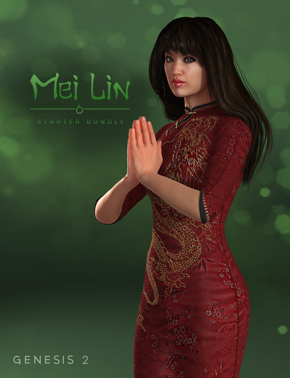 Mei Lin 6 Starter Bundle by: , 3D Models by Daz 3D