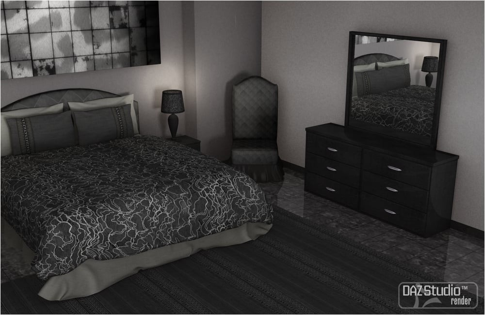 Designer for Luxury Bedroom by: OziChick, 3D Models by Daz 3D