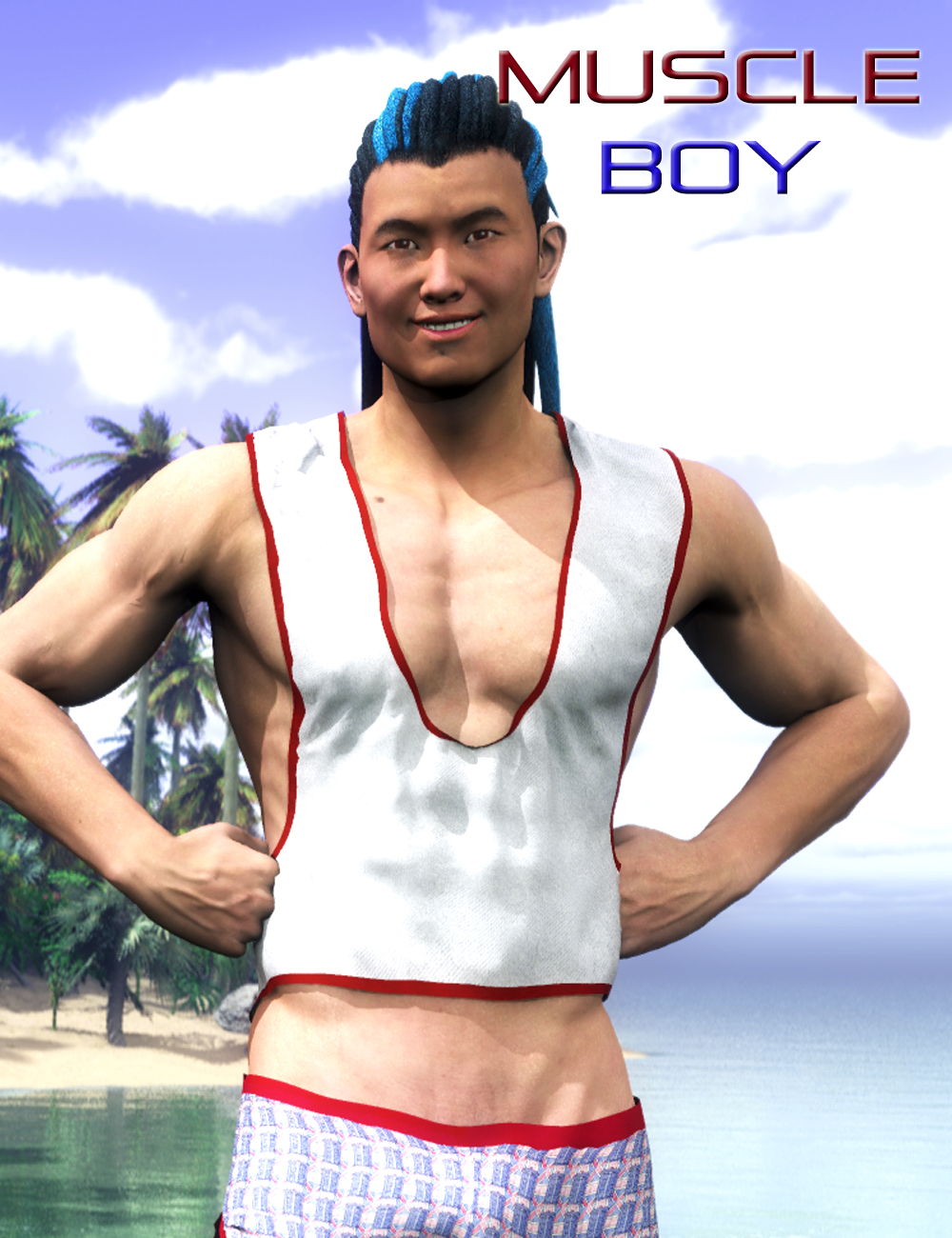 Muscle Boy for Genesis 2 Male(s) by: MartinJFrost, 3D Models by Daz 3D