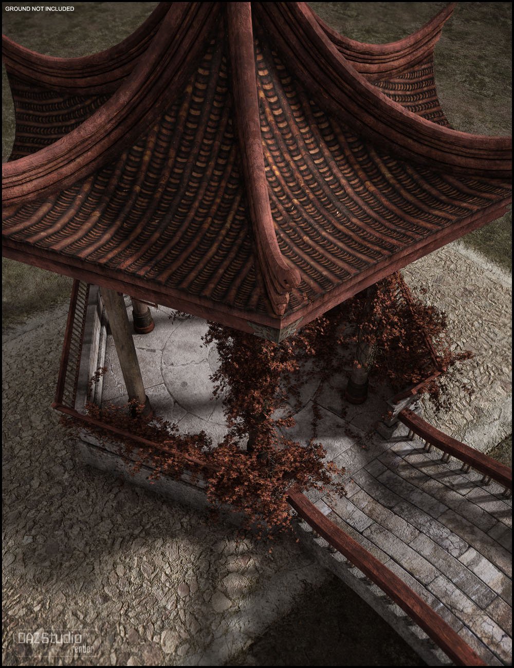 Oriental Tranquility Awakening Oriental Tranquility Awakening by: Jack Tomalin, 3D Models by Daz 3D