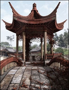 Oriental Tranquility Awakening by: Jack Tomalin, 3D Models by Daz 3D