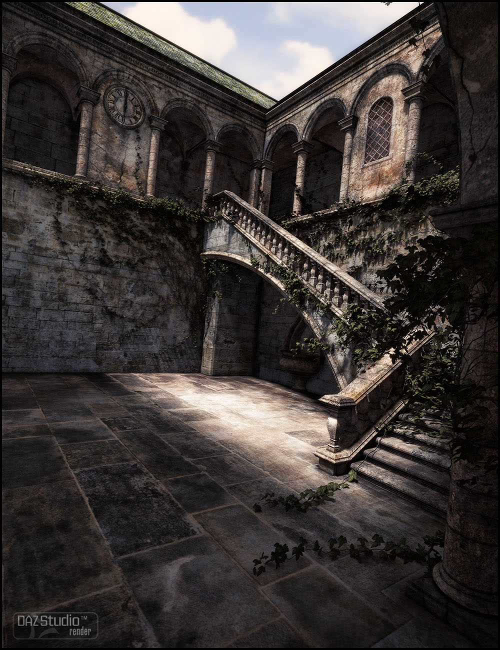 Trinity Atrium Fallen Trinity Atrium Fallen by: Jack Tomalin, 3D Models by Daz 3D