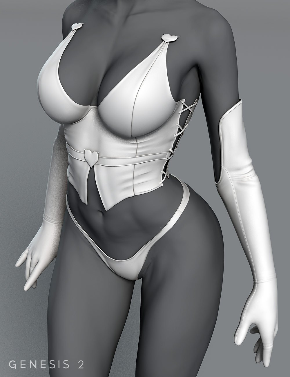 Dark Heart for Genesis 2 Female(s) by: 4blueyes, 3D Models by Daz 3D