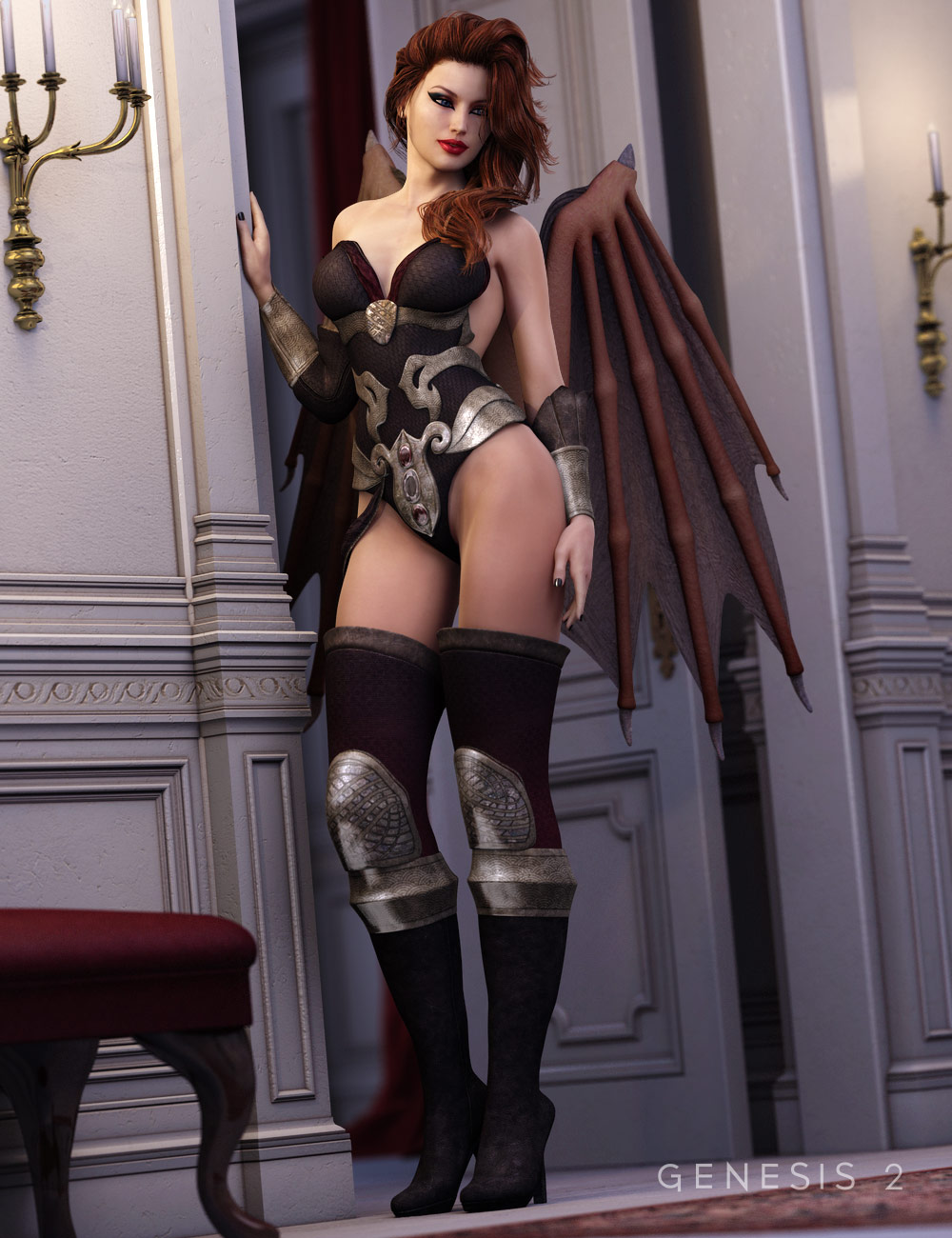 Hagane Outfit for Genesis 2 Female(s) Hagane Outfit for Genesis 2 Female(s) by: Nikisatez, 3D Models by Daz 3D
