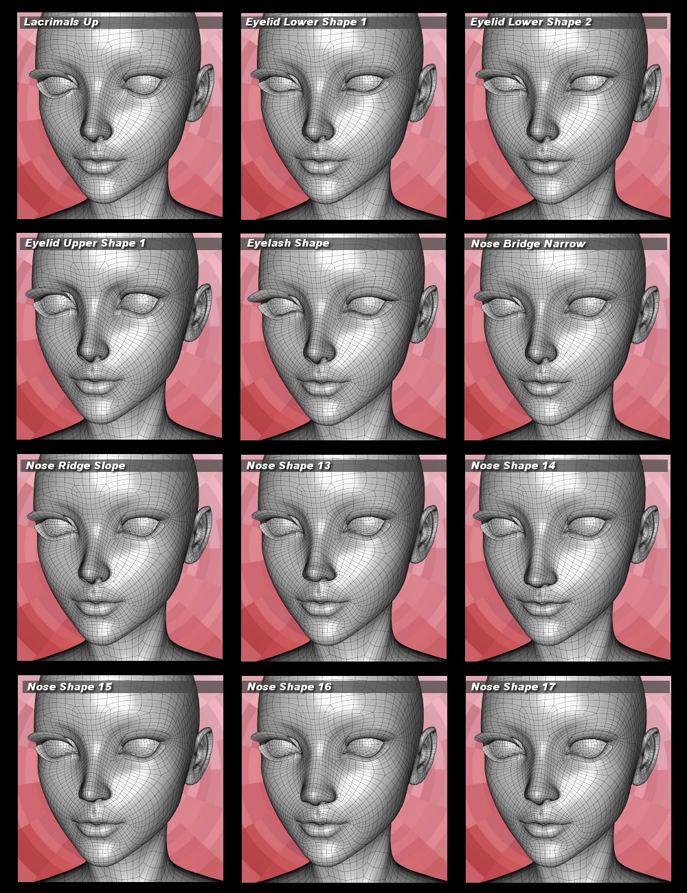 Aiko 6 Face Morph Resource Kit Aiko 6 Face Morph Resource Kit by: ThorneHandspan Studios, 3D Models by Daz 3D