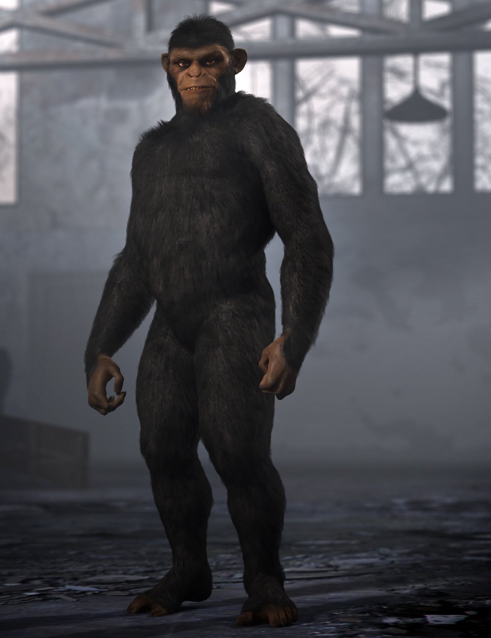 Ape World 2 - Chimp HD | Daz 3D