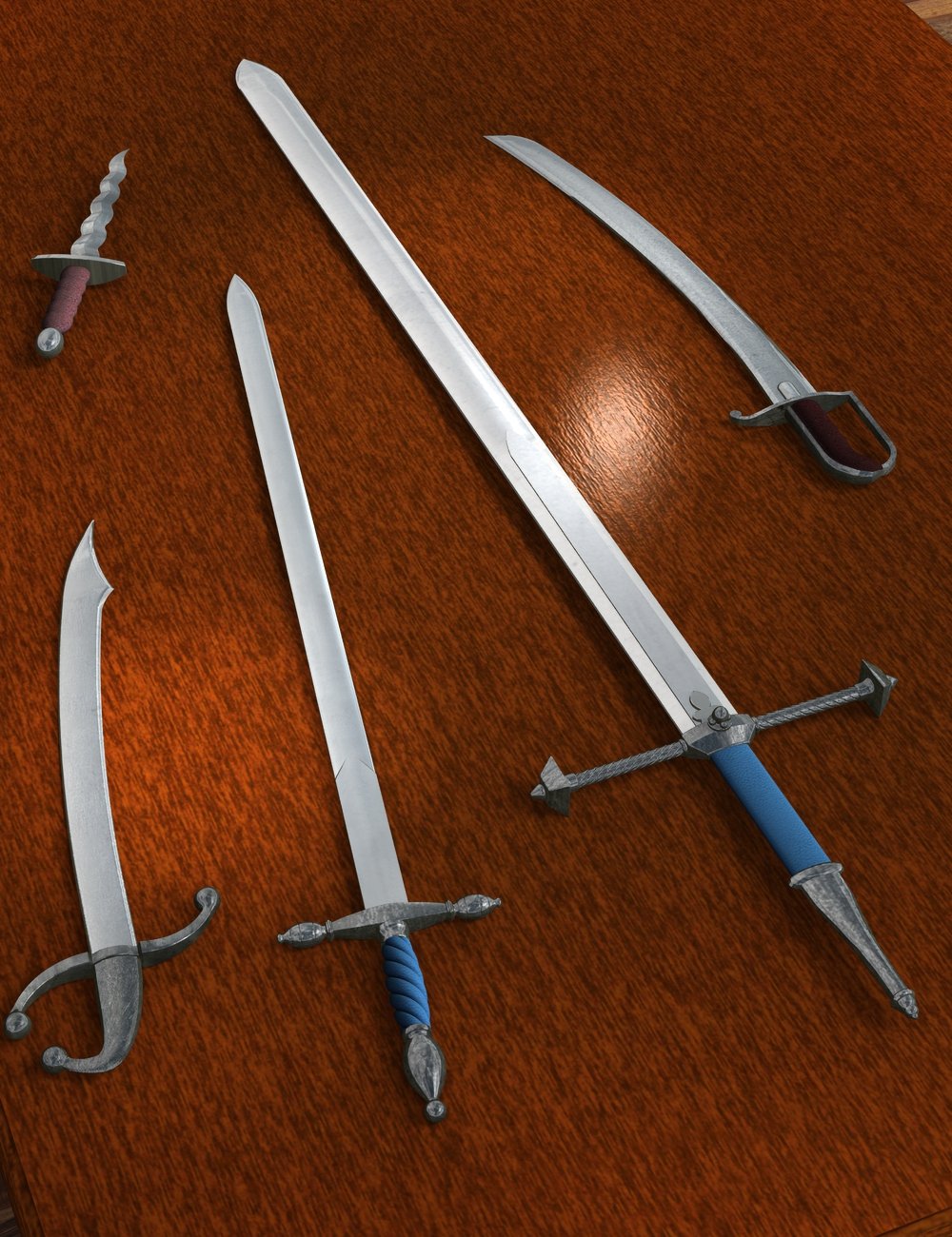 Swords of Destiny by: KRAIG, 3D Models by Daz 3D