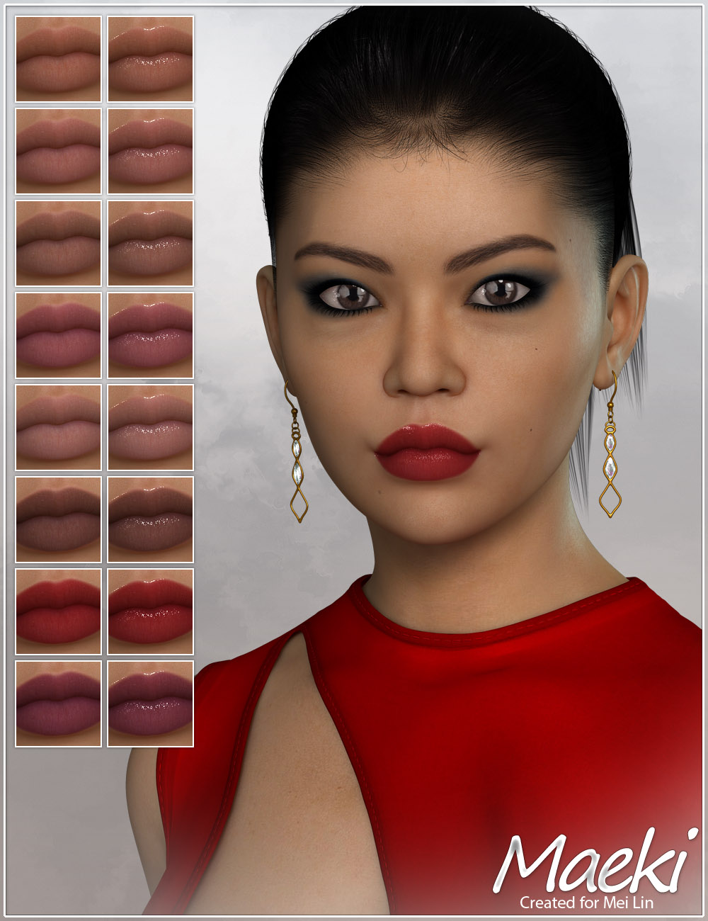 Maeki for Mei Lin 6 Maeki for Mei Lin 6 by: Fred Winkler ArtSabby, 3D Models by Daz 3D