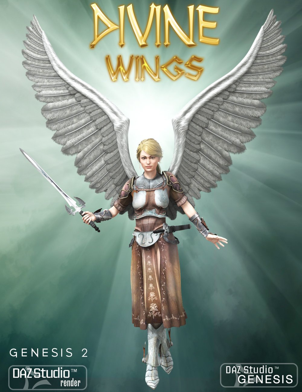 Divine Wings by: midnight_stories, 3D Models by Daz 3D