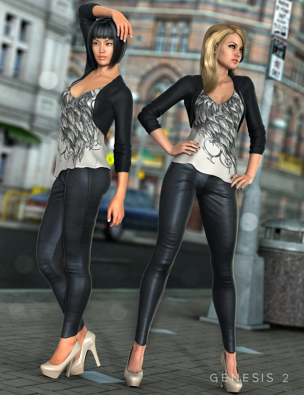 Weekend Wear for Genesis 2 Female(s) Weekend Wear for Genesis 2 Female(s) by: Nikisatez, 3D Models by Daz 3D